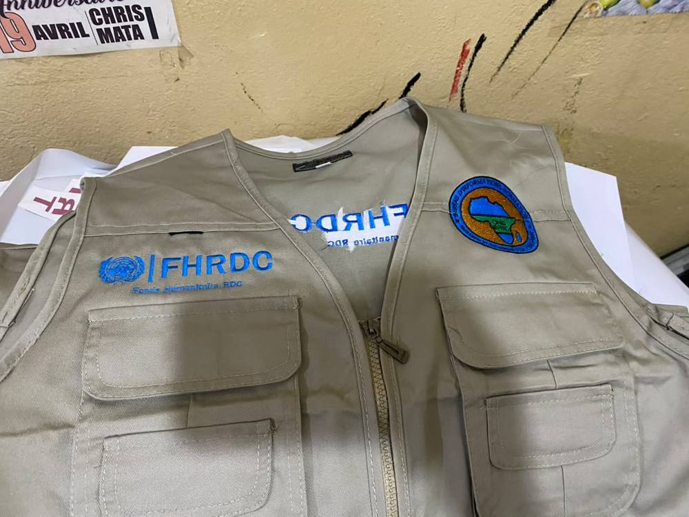 Gilets brodés au logo du FHRDC